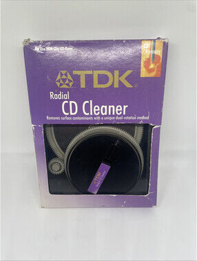 TDK Radial CD Cleaner Black
